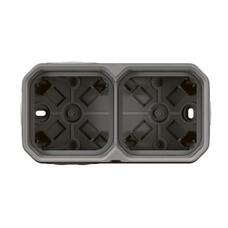 PLEXO 2-OSAINEN PINTARASIA HARMAA IP55 HOR