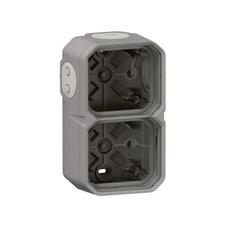 PLEXO 2-OSAINEN PINTARASIA HARMAA IP55 HOR