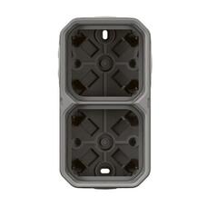 PLEXO 2-OSAINEN PINTARASIA HARMAA IP55 HOR