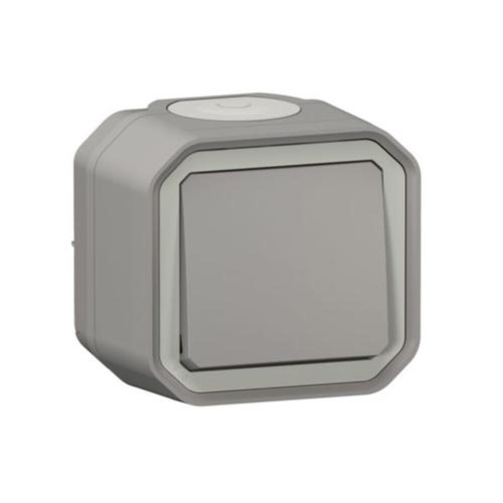 PLEXO 6/1-KYTKIN PINTA HARMAA IP55