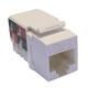 RJ45 CAT6 LIITIN EXCEL KEYSTONE UTP VALKOINEN