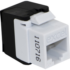 EXCEL RJ45 CAT5E UTP KEYSTONE TOOLLESS VALKOINEN LIITIN