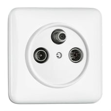 THPG R/TV/SAT-ANTENNIRASIA VALKOINEN DUROPLAST ERIKOISKOKO