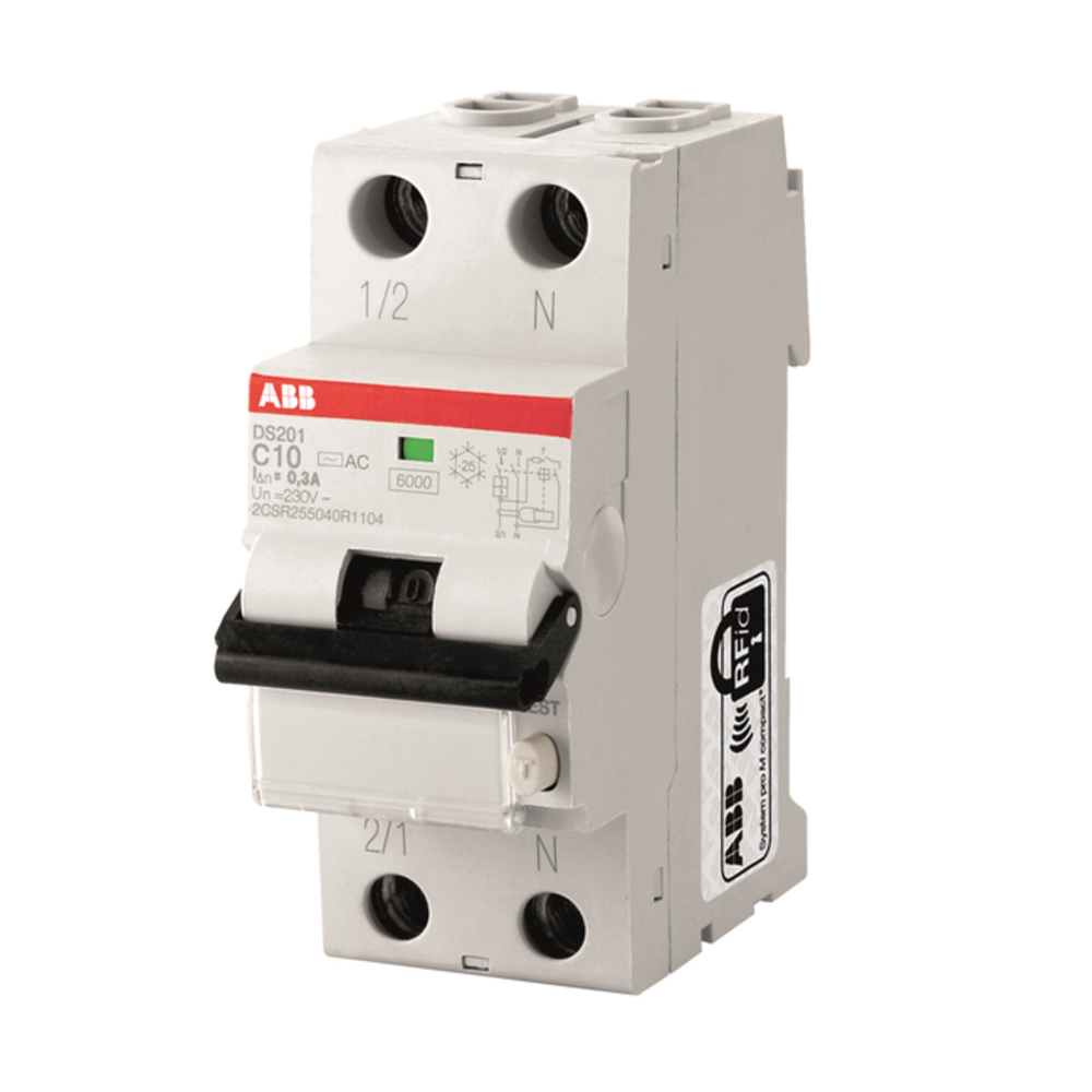 ABB 1P+N C10 30MA A-TYYPPI VIKAVIRTASUOJAKYTKIMET
