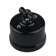 FND PINTA 5-VÄÄNTÖKYTKIN MUSTA POSLIINI