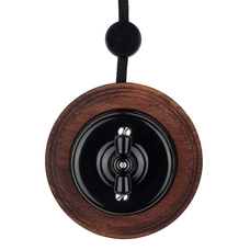 FND PINTA VÄÄNTÖ 1-PAINIKE MUSTA POSLIINI