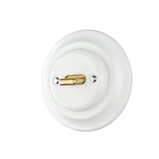 FND 7-VIPUKYTKIN VALKOINEN POSLIINI TYYPPI 2